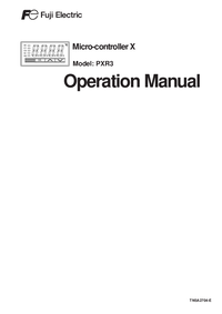 Thumbnail of document Manual - PXR3 Temperature Controller